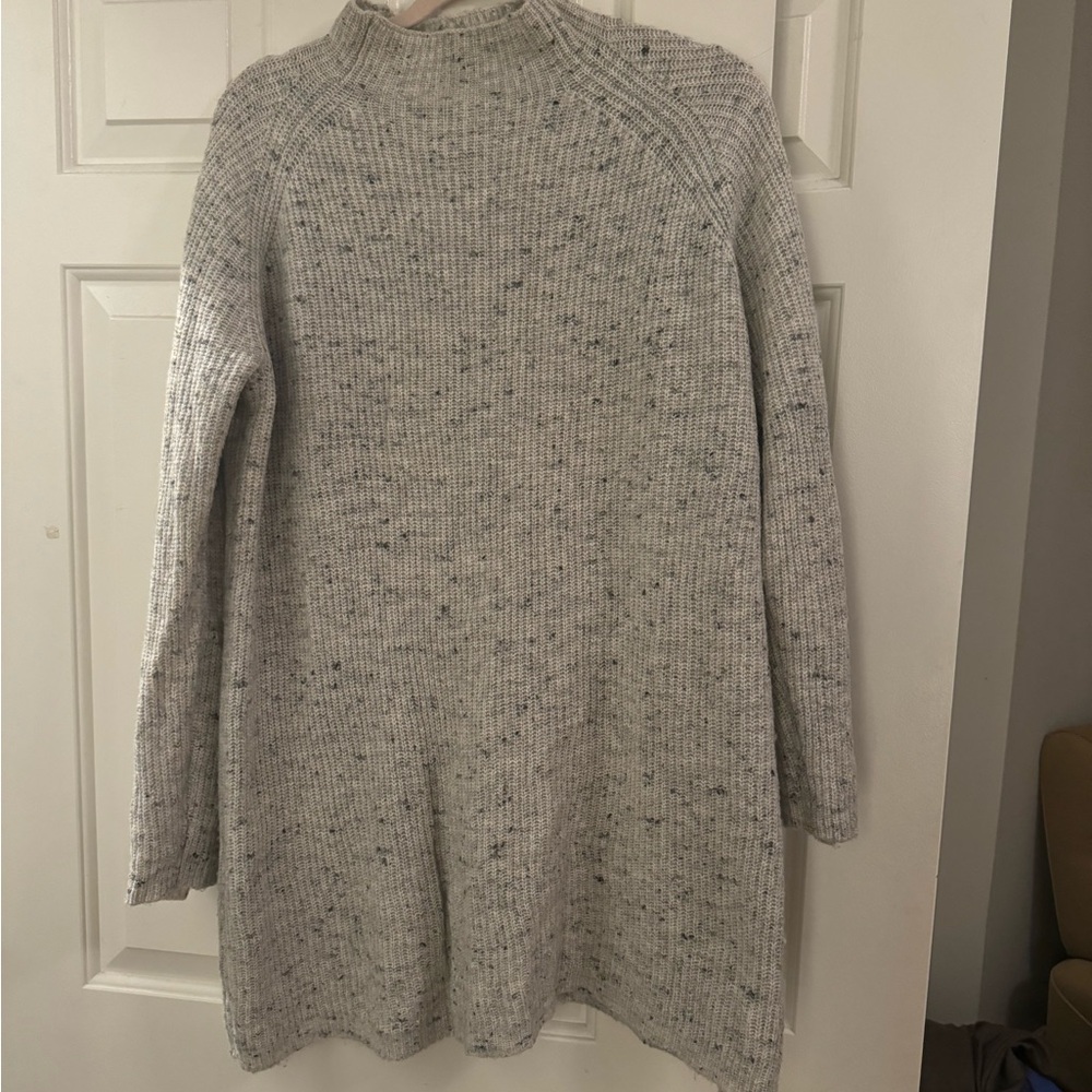 Madewell Mini Mockneck Sweater Dress - Picture 2 of 6